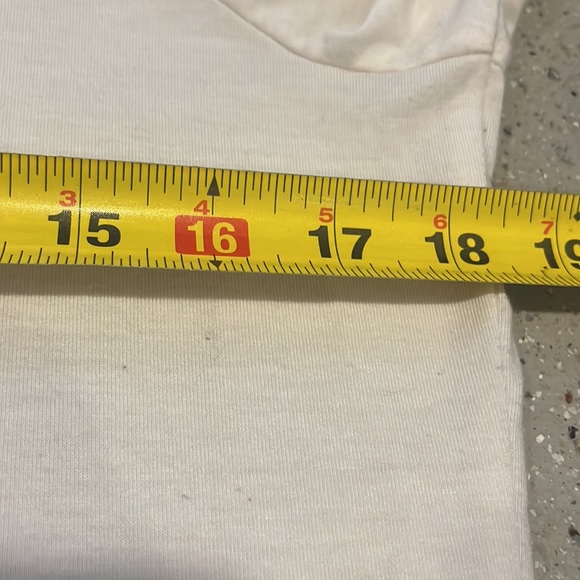 🔴 KIM ROGERS LONG SLEEVE RUFFLED NECK TOP OFF WHITE SIZE MEDIUM - Picture 8 of 10